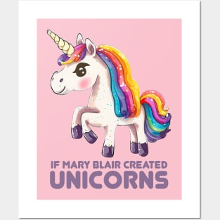 If Mary Blair Created Unicorns Posters and Art